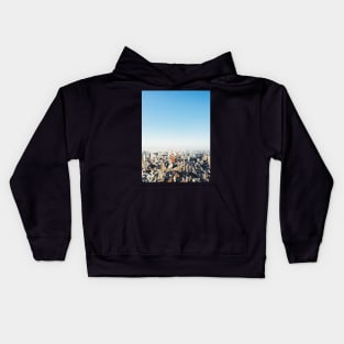 Panoramic Tokyo Cityscape With Tokyo Tower Kids Hoodie